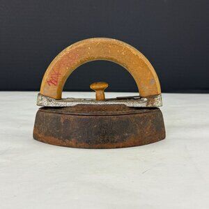 Vintage Colebrookdale Sad Iron With Detachable Wood Handle